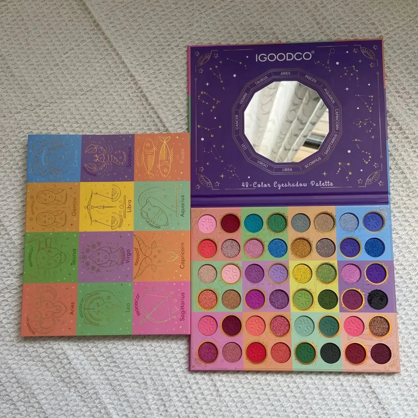 Christmas 96 Colors Eye Shadow Plate Shimmer Matte Sequin Eyeshadow Colorful Stage Ball Dedicated Neon Eyeshadow Palette Make Up