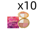 Highlight Powder Blusher Eye Shadow Plate Brighten Eye Area Smoothe Facial Skin Perfect Elegant Natural Look Portable Eye Makeup