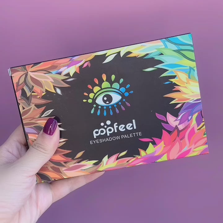POPFEEL 120-Color 3-in-1 Eyeshadow Palette - Professional Multi-Color Eyeshadow Collection with Matte and Shimmer Shades.