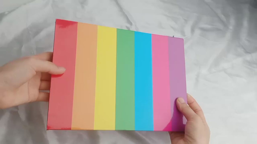 35-Color Rainbow Eyeshadow Palette – Highly Pigmented, Easy to Blend, Vibrant Shades for Creative Spring/Summer Looks